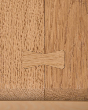 Oak Trestle Dining Table