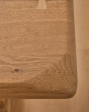 Oak Trestle Dining Table