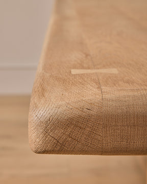 Oak Trestle Dining Table