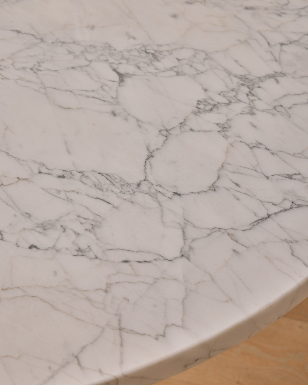 Column Base Marble Dining Table