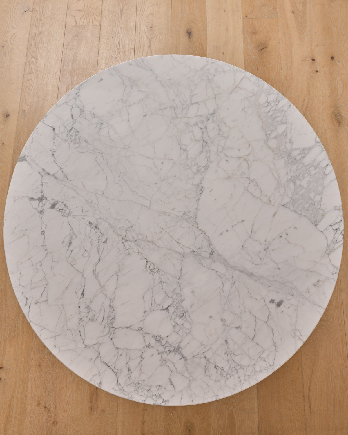 Column Base Marble Dining Table