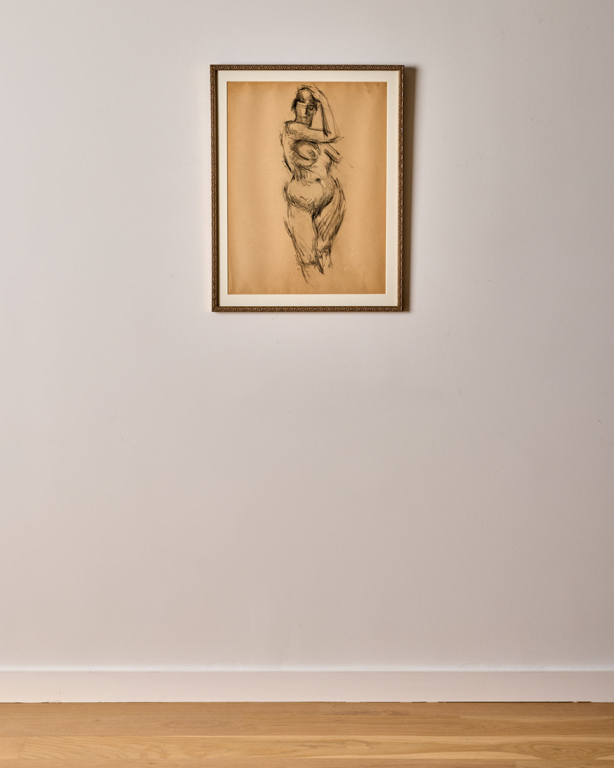 Figure Study in Charcoal