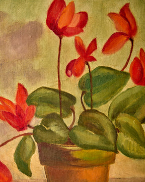 Red Flowers Still Life