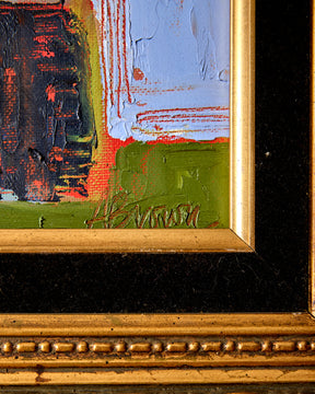 Zinnias on Green Table