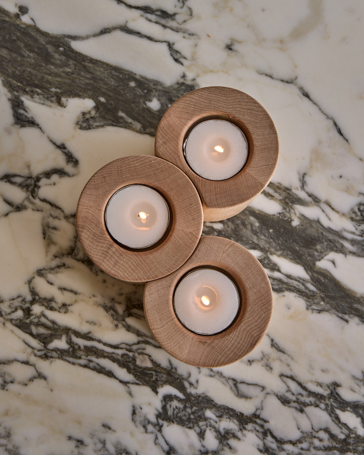 Arcus Candle Light Collection - Clear Maple