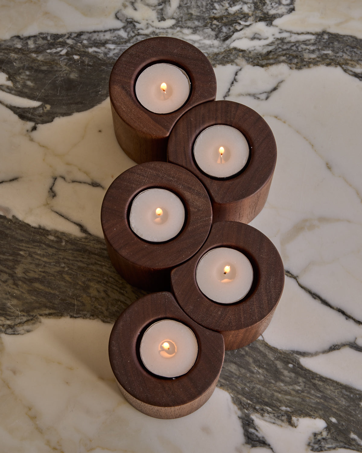 Arcus Candle Light Collection - Black Walnut