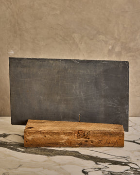 Painting on Slate with Wood Block