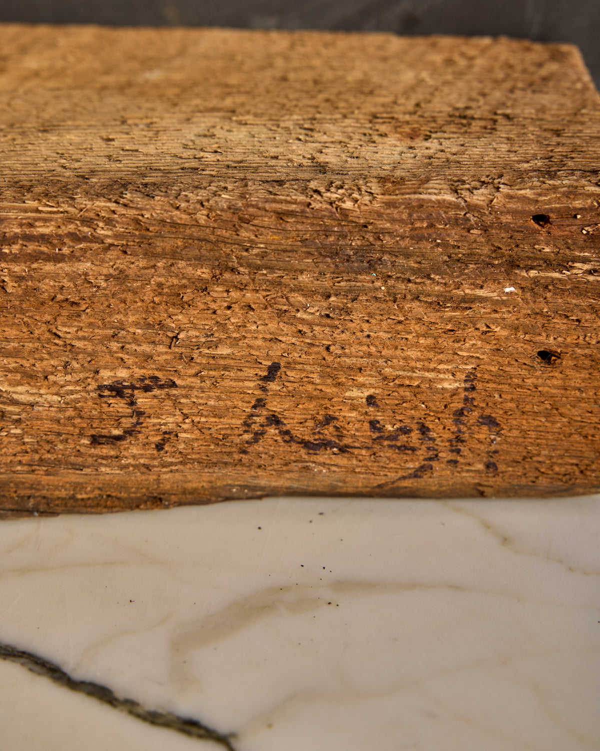 Painting on Slate with Wood Block