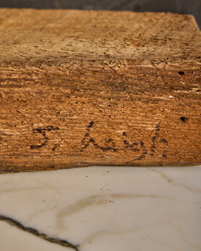 Painting on Slate with Wood Block