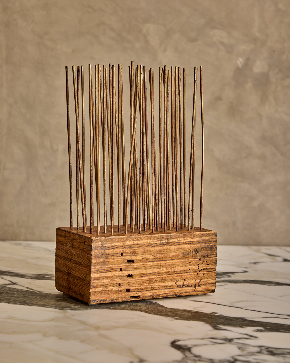 Wood Block Sculpture