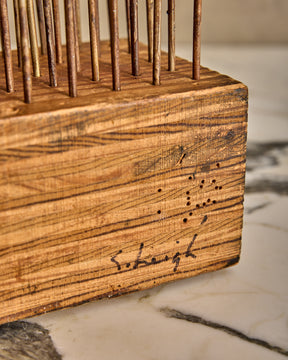 Wood Block Sculpture