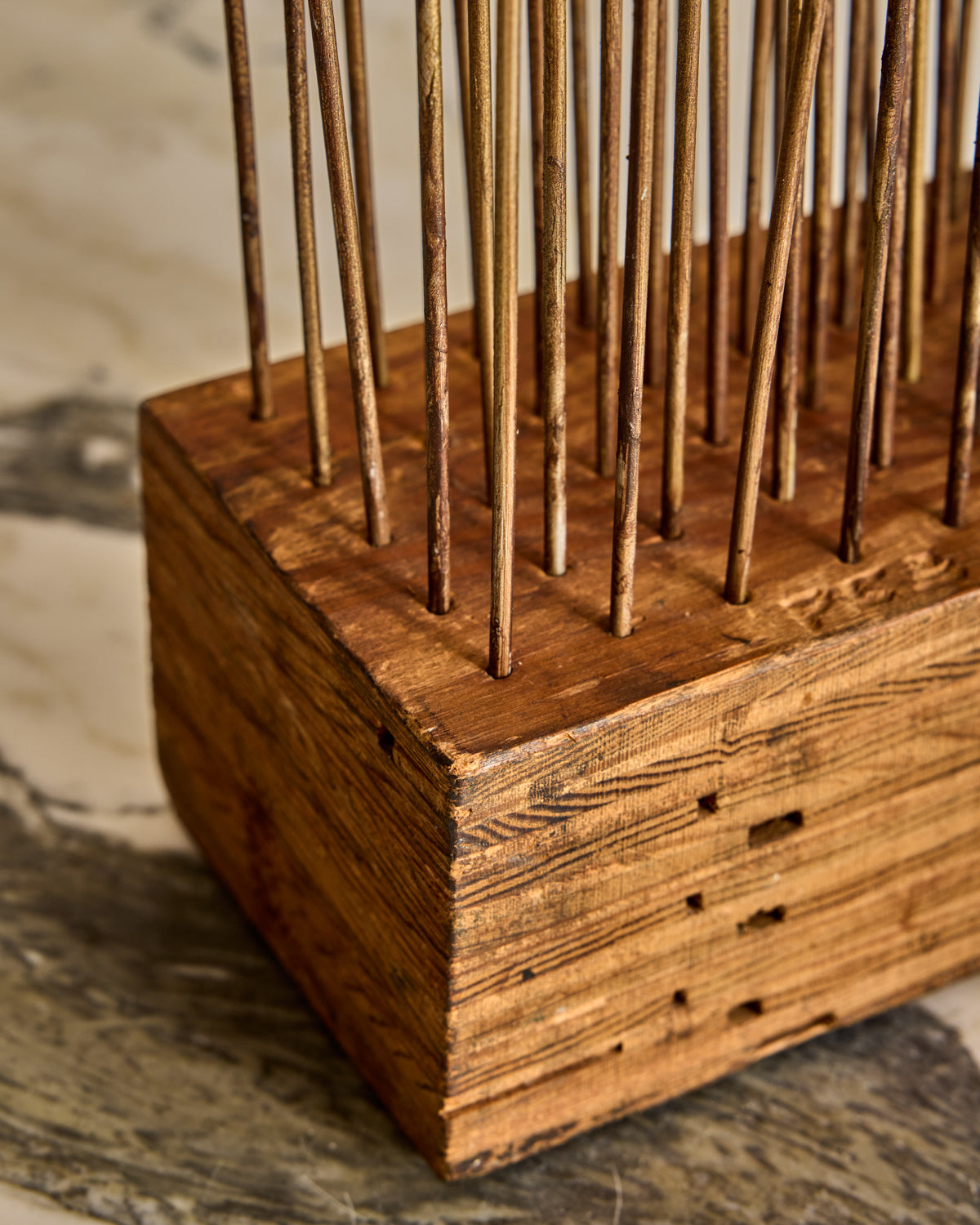 Wood Block Sculpture