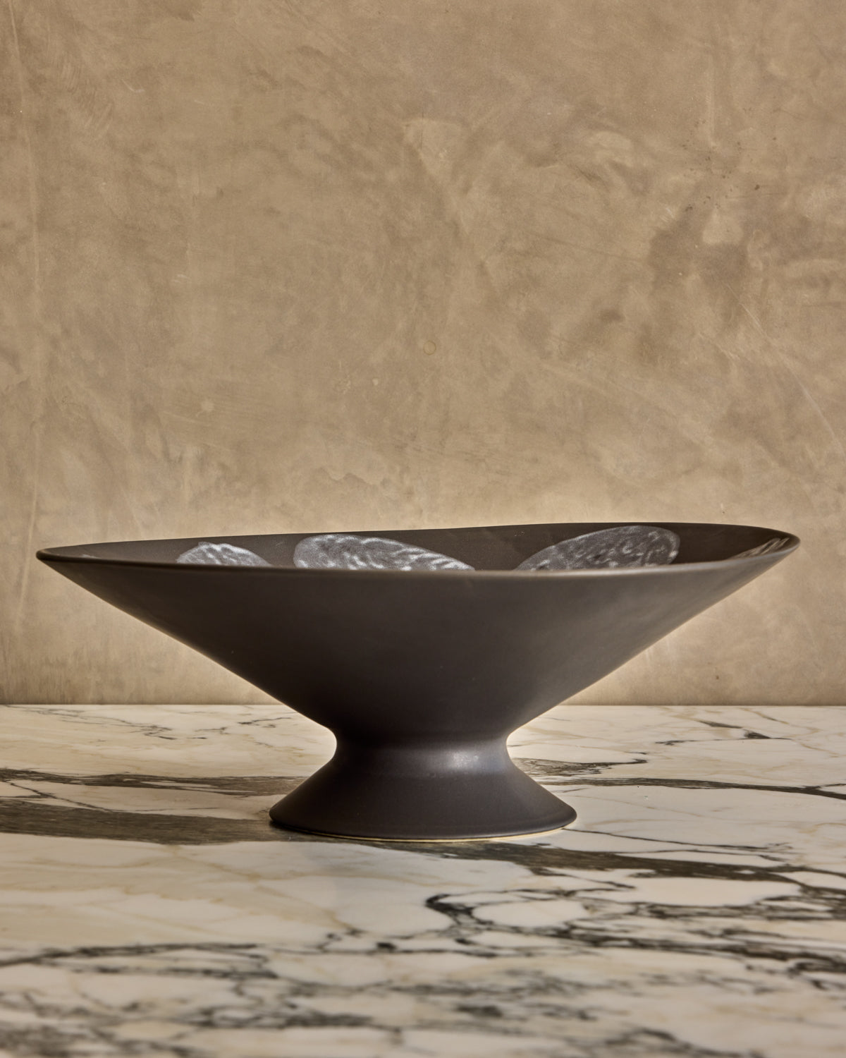 Hand Painted Pedestal Bowl