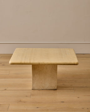 Square Travertine Coffee Table