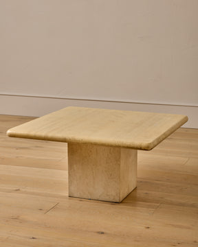 Square Travertine Coffee Table