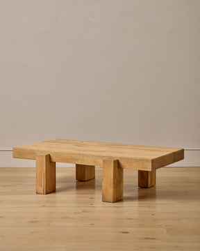 Solid Oak Coffee Table
