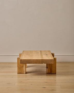 Solid Oak Coffee Table