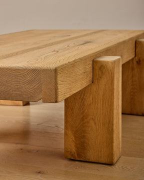 Solid Oak Coffee Table