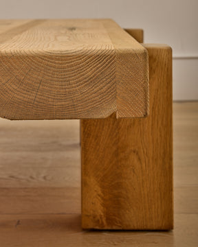 Solid Oak Coffee Table