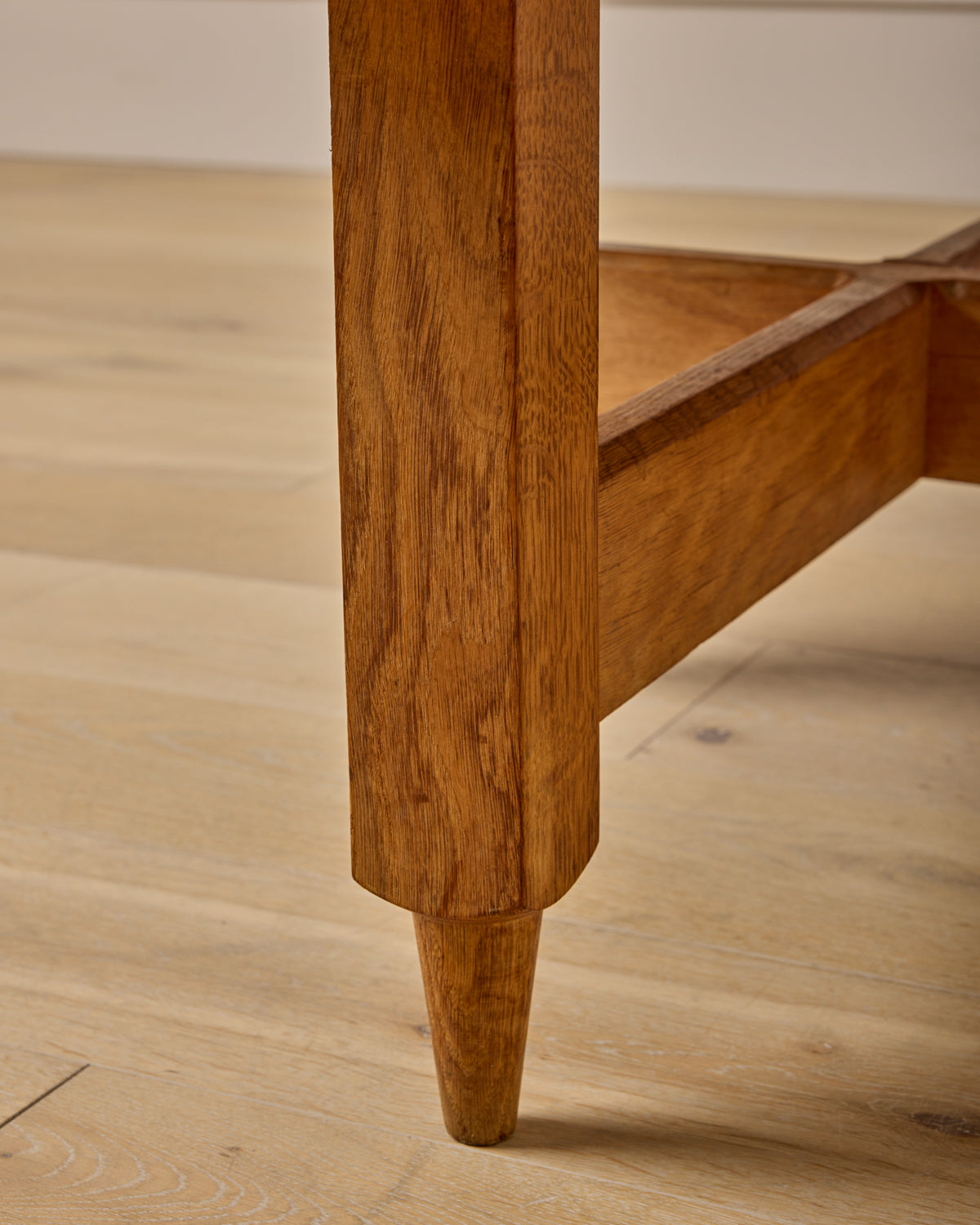 Fumé Glass + Oak Coffee Table by Guillerme & Chambron