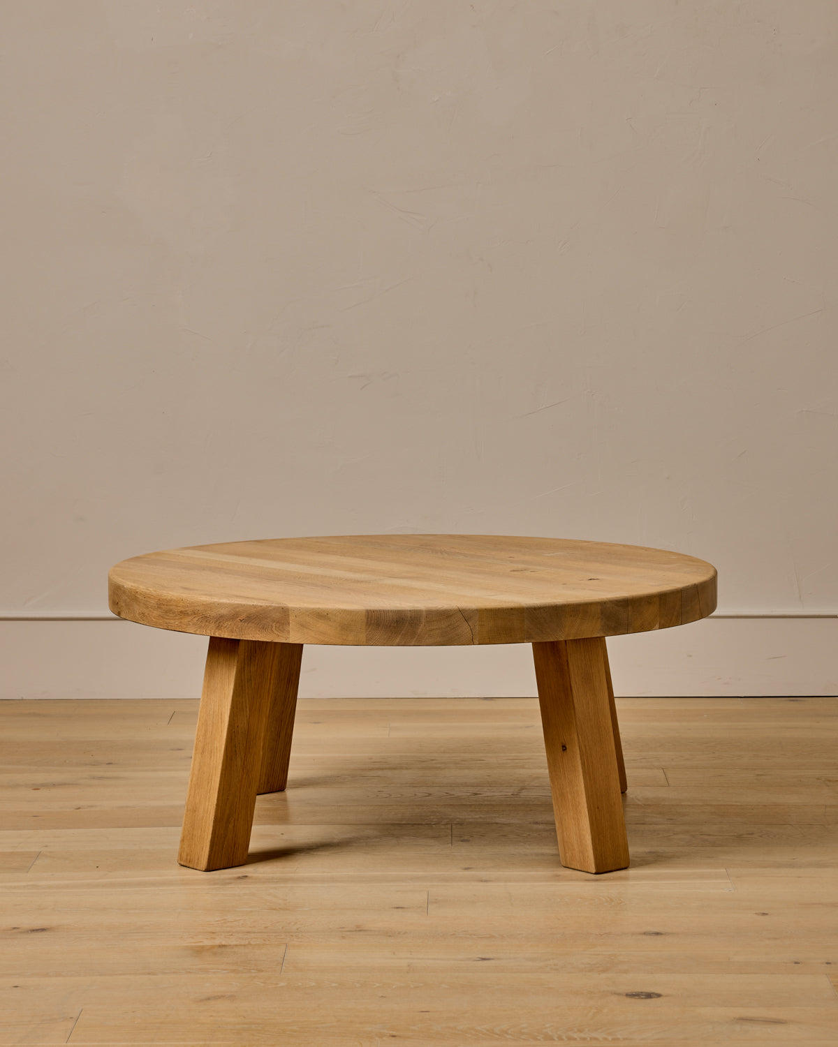 Round Wood Coffee Table