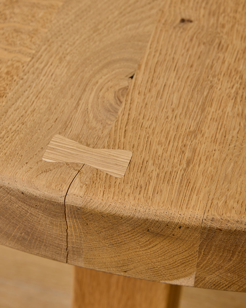 Round Wood Coffee Table
