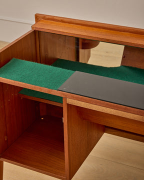 Mid-Century Lift-Top Bar Cabinet