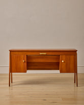 Mid-Century Lift-Top Bar Cabinet