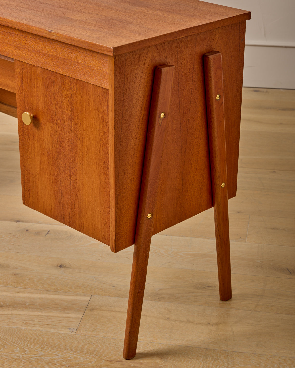 Mid-Century Lift-Top Bar Cabinet