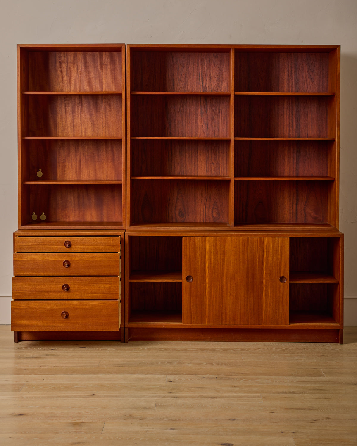 Teak 4-Piece Bookcase by Børge Mogensen