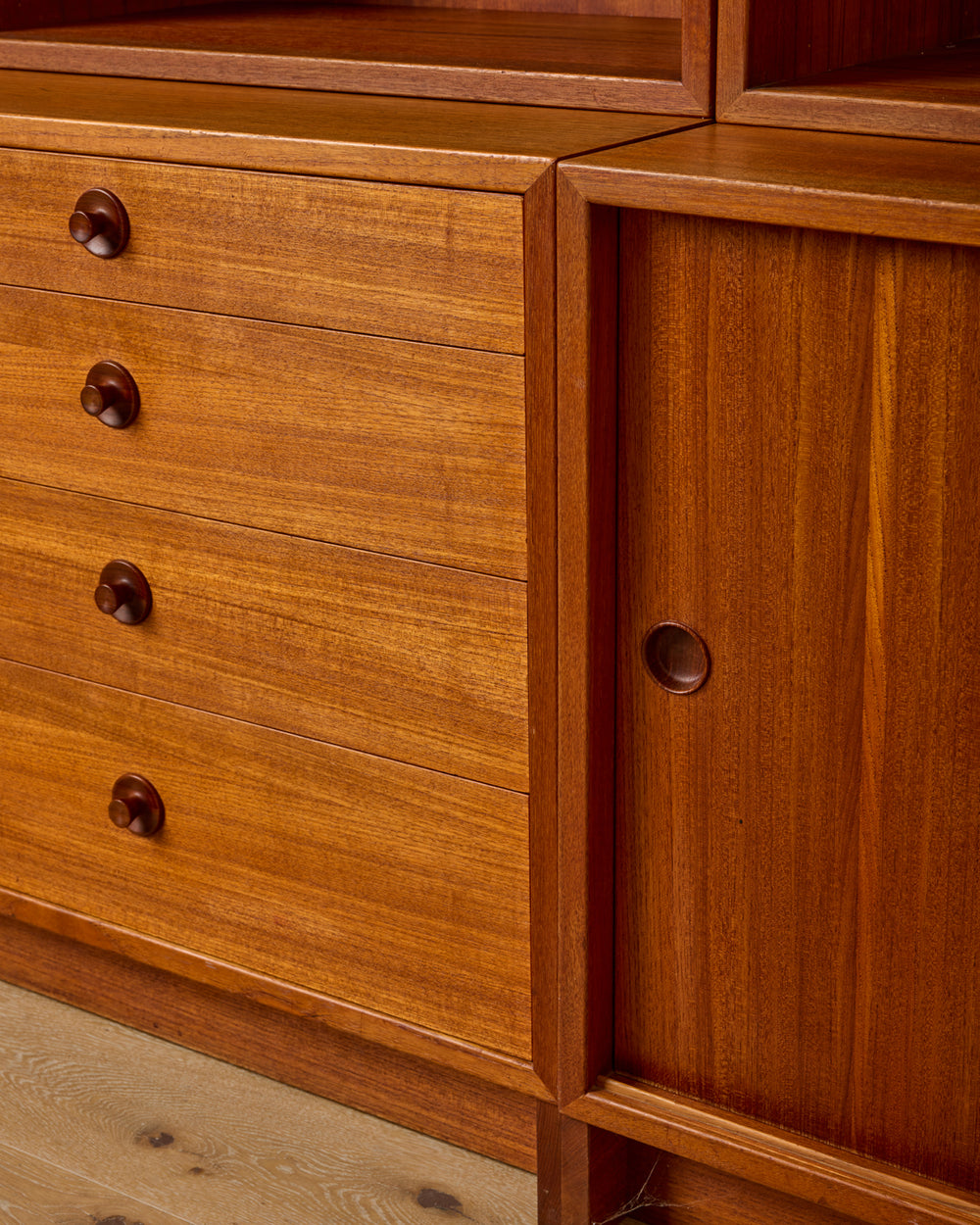 Teak 4-Piece Bookcase by Børge Mogensen