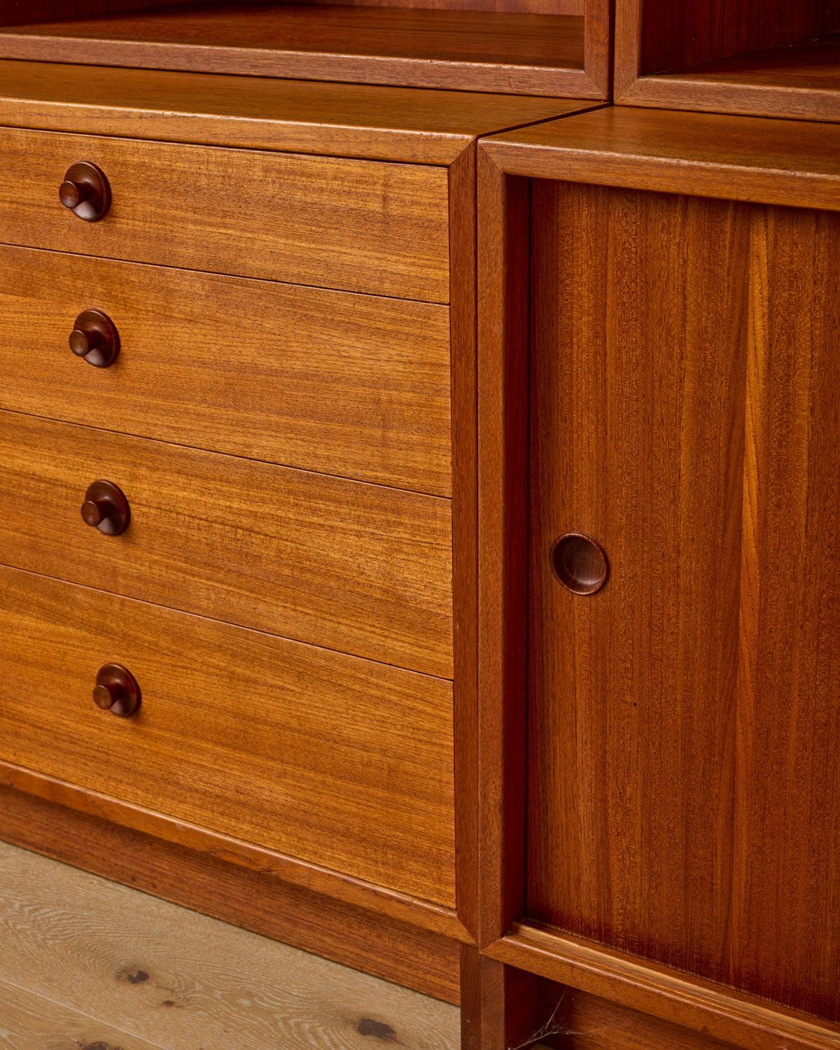 Teak 4-Piece Bookcase by Børge Mogensen