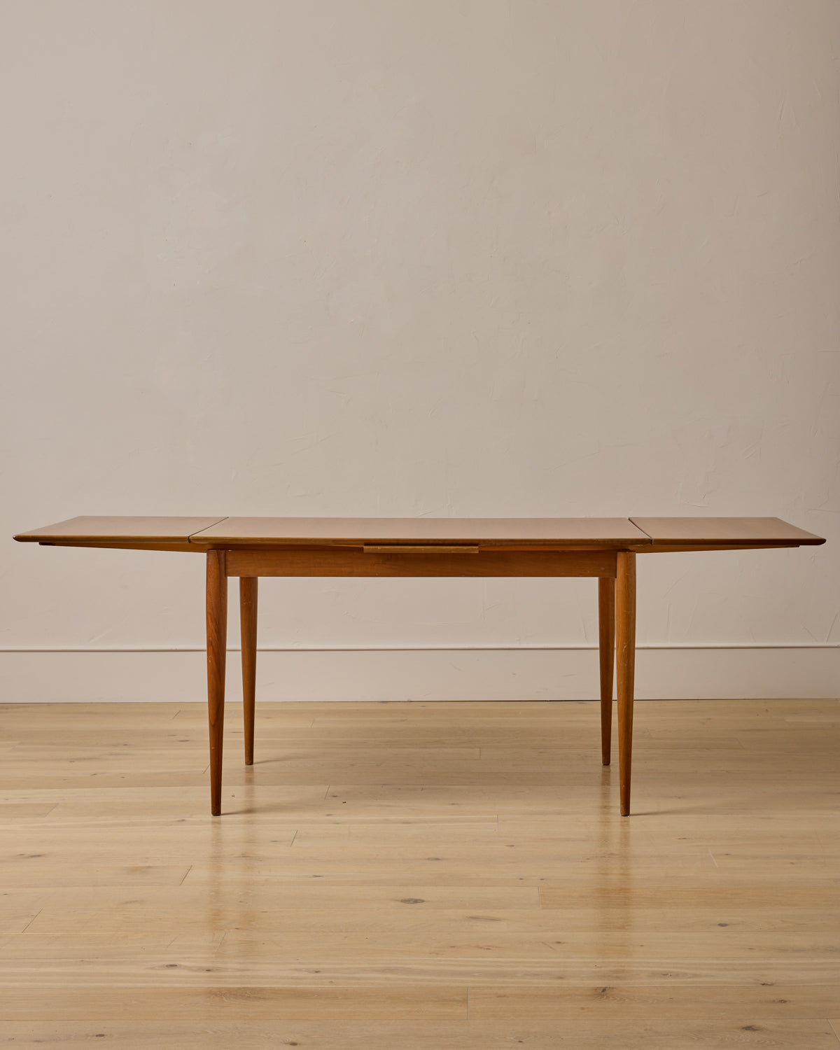 1960s German Beech and Teak Table for ALMA