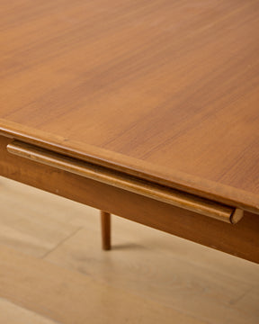 1960s German Beech and Teak Table for ALMA