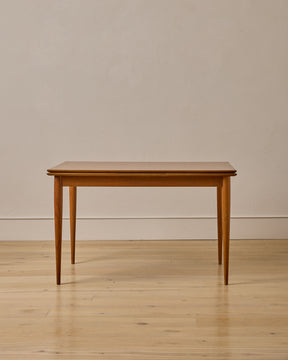 1960s German Beech and Teak Table for ALMA