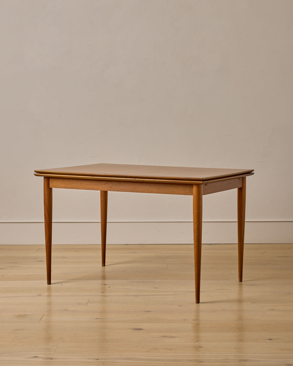 1960s German Beech and Teak Table for ALMA