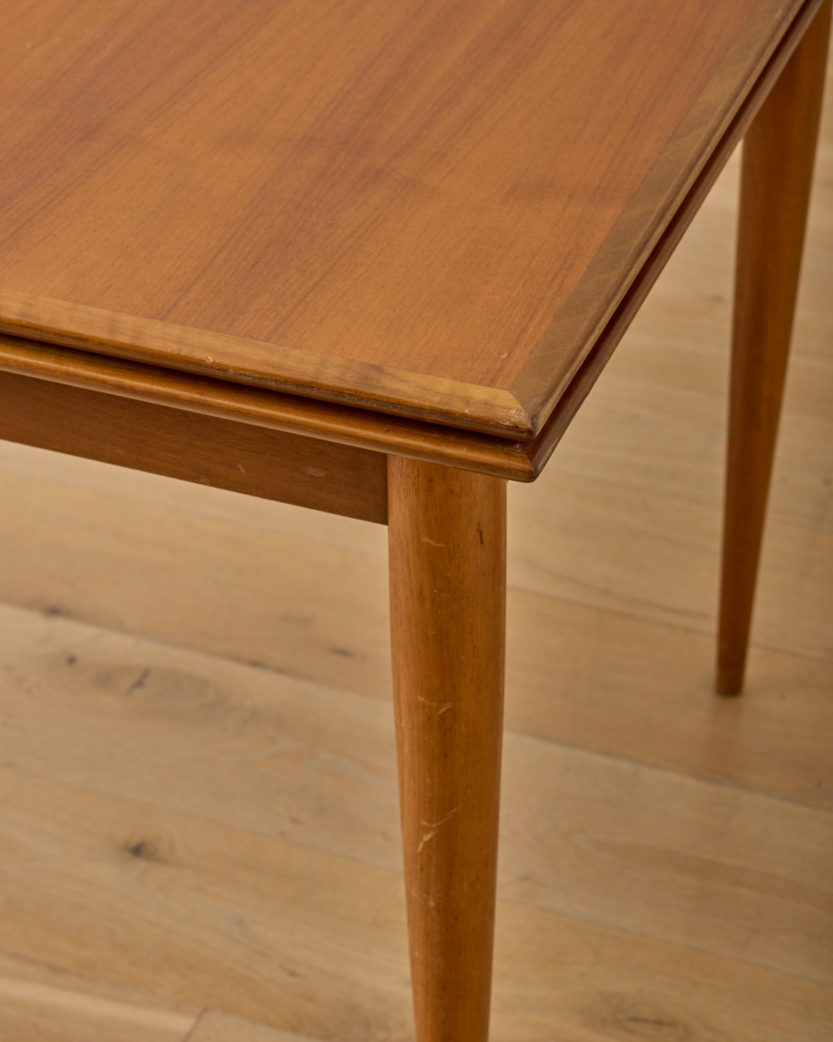 1960s German Beech and Teak Table for ALMA