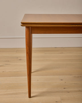 1960s German Beech and Teak Table for ALMA