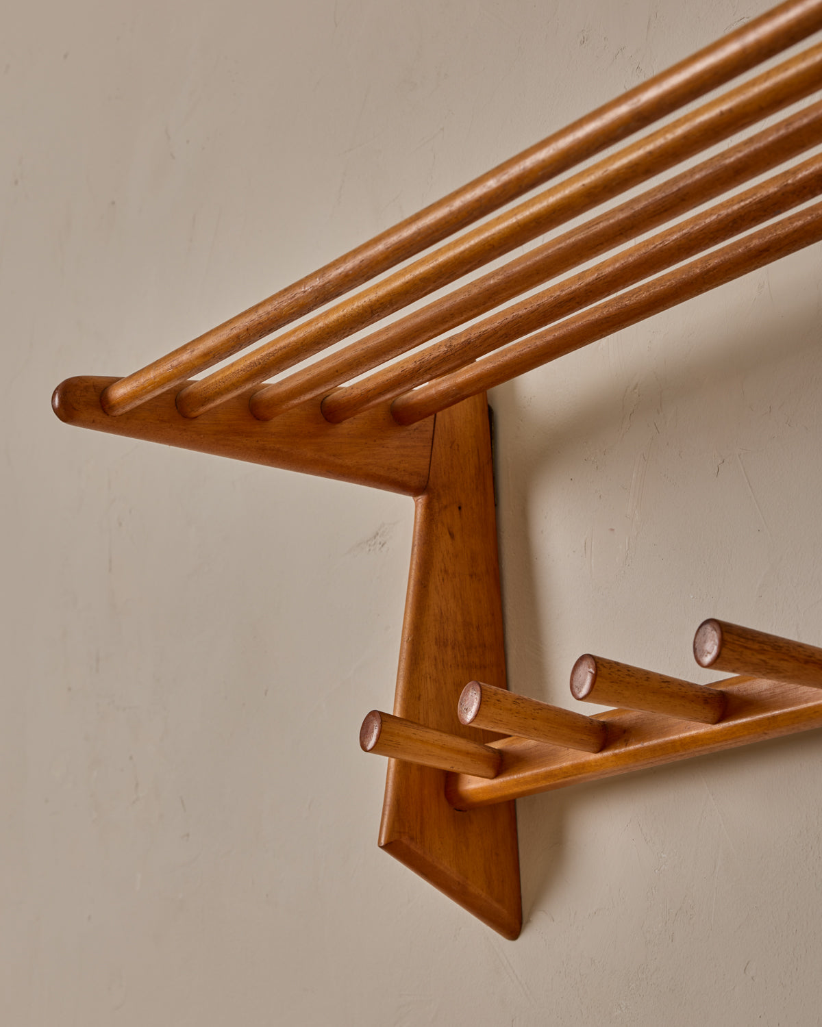 Wooden Wall Rack