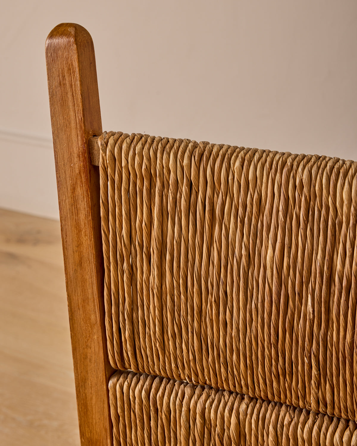 Pair of Rush Armchairs by Bas Van Pelt