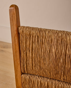 Pair of Rush Armchairs by Bas Van Pelt