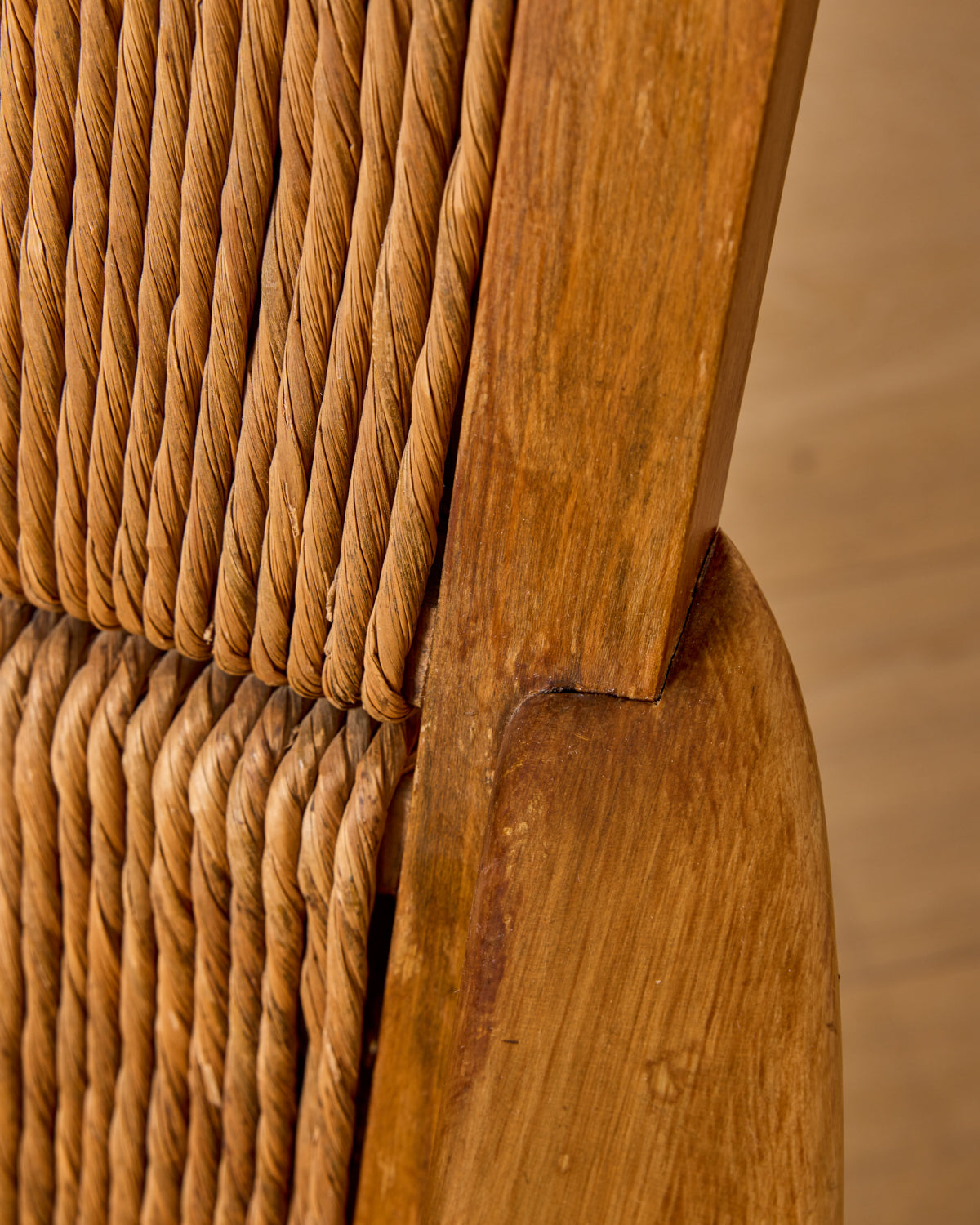 Pair of Rush Armchairs by Bas Van Pelt