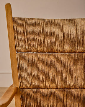 Pair of Rush Armchairs by Bas Van Pelt
