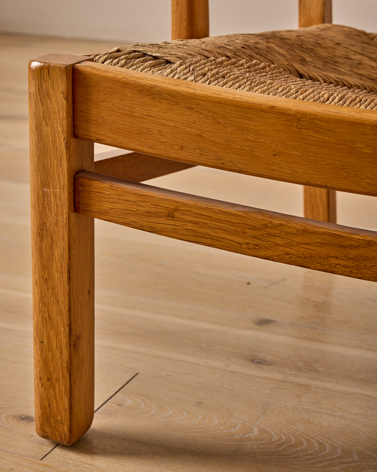 Pair of Rush Armchairs by Bas Van Pelt