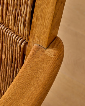 Pair of Rush Armchairs by Bas Van Pelt