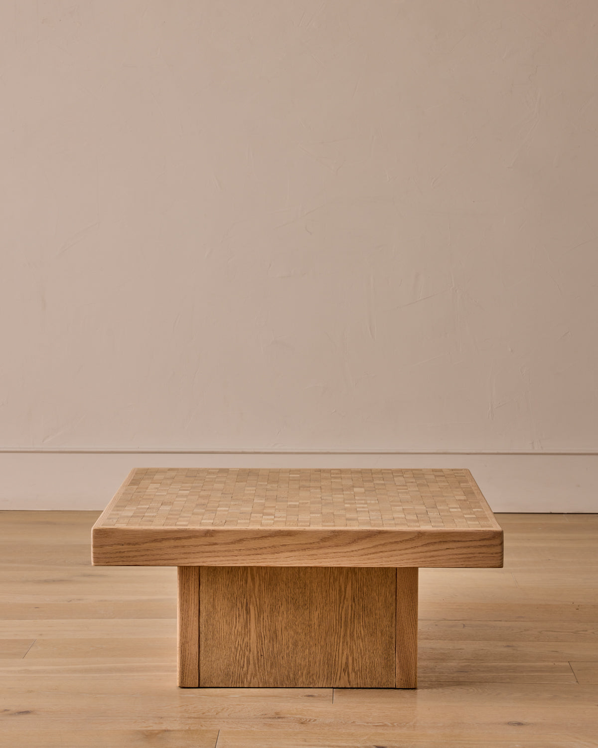 Brutalist Checkered Coffee Table - II