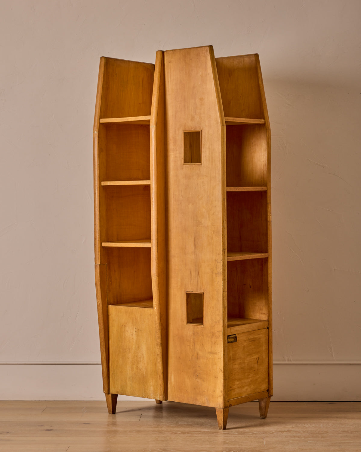 Asymmetrical Display Cabinet