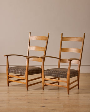 Pair of Dutch Mid-Century Armchairs by Bas Van Pelt