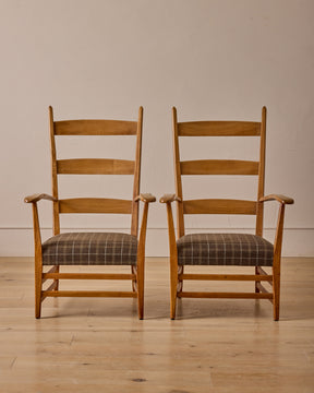 Pair of Dutch Mid-Century Armchairs by Bas Van Pelt