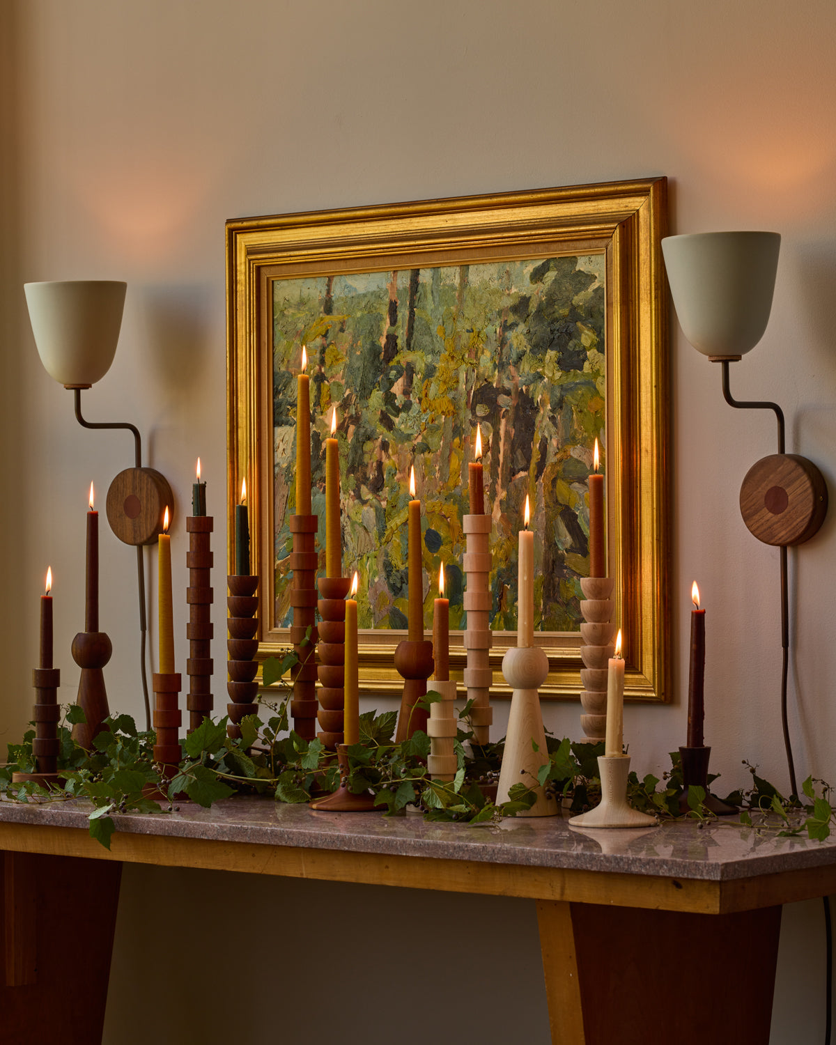#shade-finish_robin's egg #Metal-+-Wood-Finish_Antique Brass / Clear Maple #wiring_plug-in
